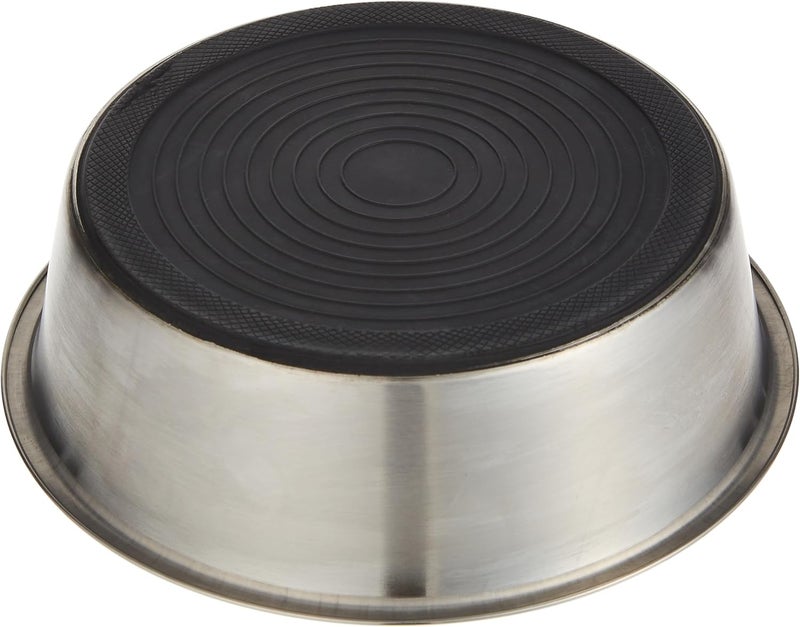 Trixie Stainless Steel Dog Bowl with Rubber Base - 1.7L - Image 3