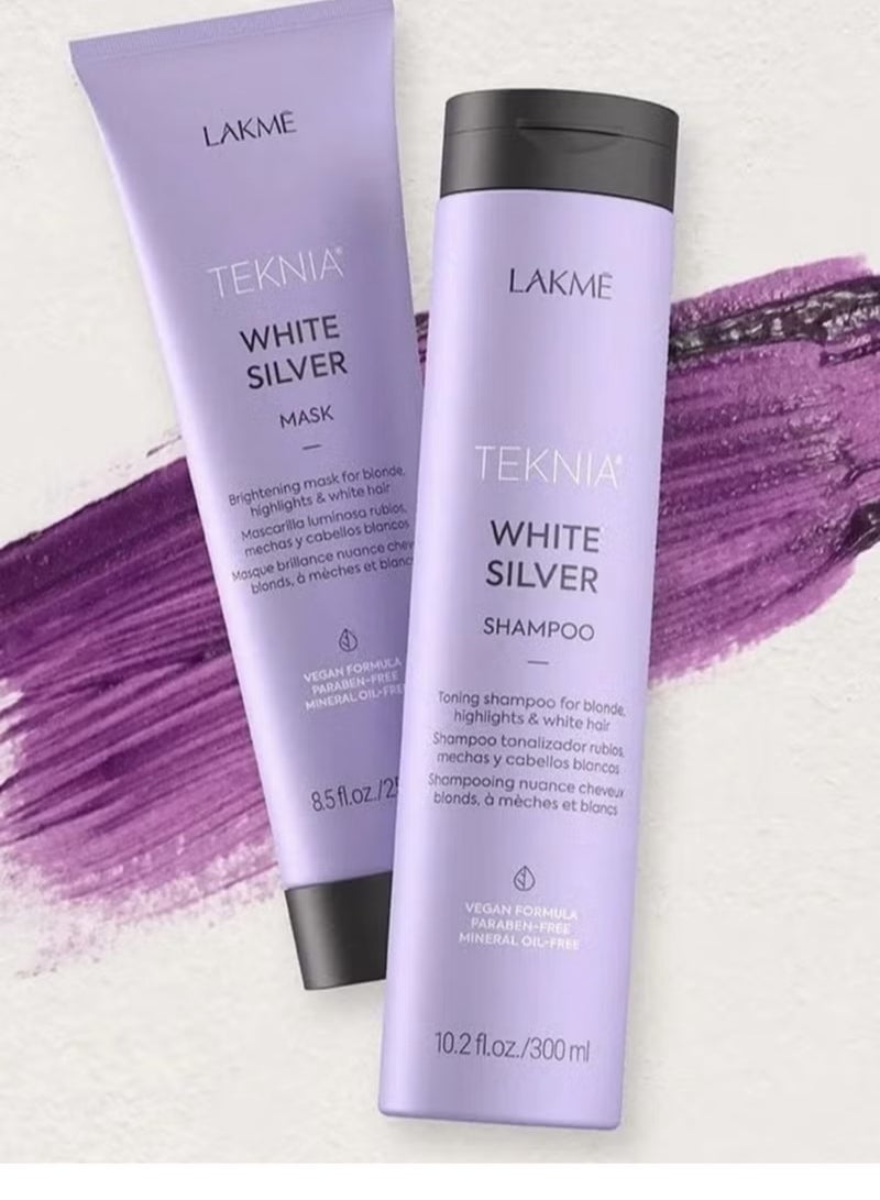 Lakme Shampoo and Musk Technia Silver White Enhanced Grey and Oil 250 + 300ml