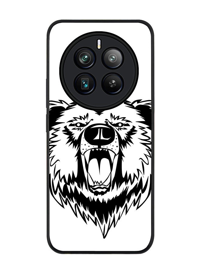 Stylizedd Rugged Black edge case for Realme 12 Pro / Realme 12 Pro Plus 5G, Slim fit Soft Case Flexible TPU Gel Thin Cover -  Grizzly Bear - Image 1