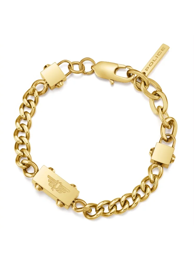 بوليس سوار ذهب رجالي بسلسلة