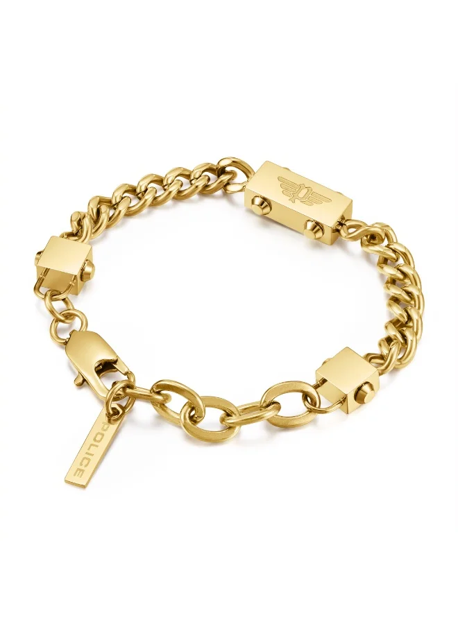 بوليس سوار ذهب رجالي بسلسلة