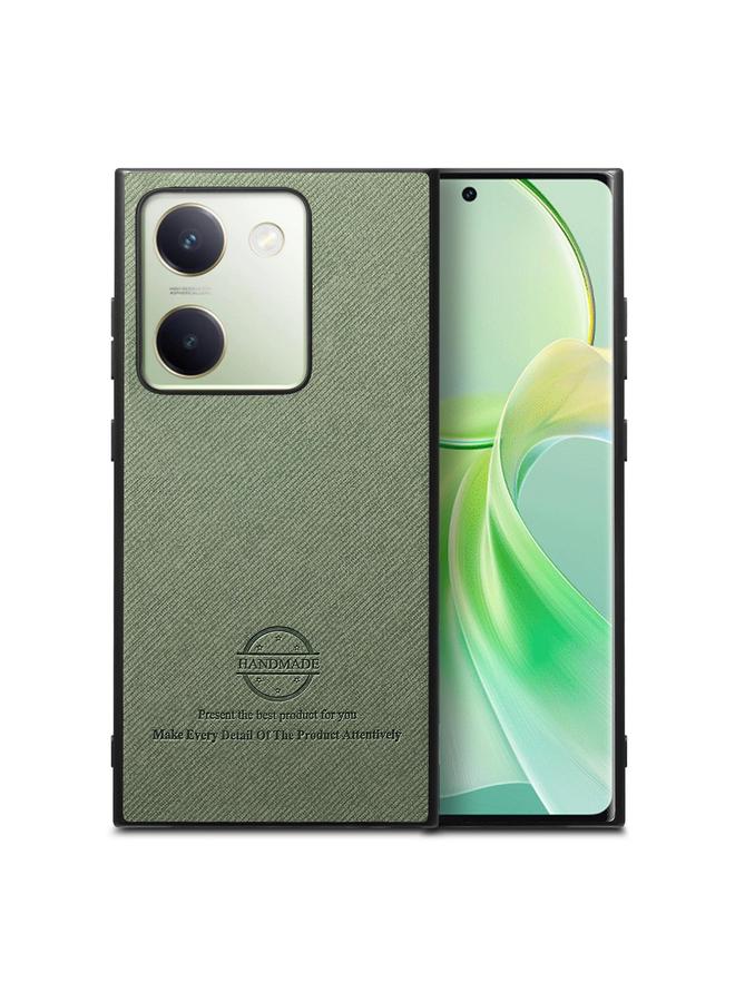 erorex Case For vivo Y300+ Twill Fabric Leather Skin Back Phone Case - Image 1