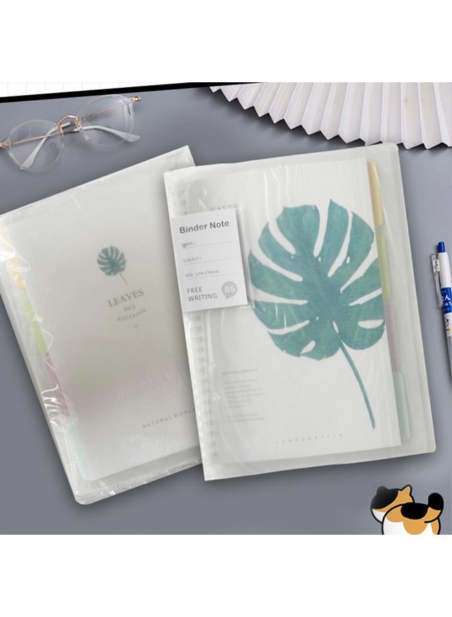 XIANGYU B5 Refillable Notebooks Clear PP Cover Loose Leaf Ring Binder Notebook  - Image 5