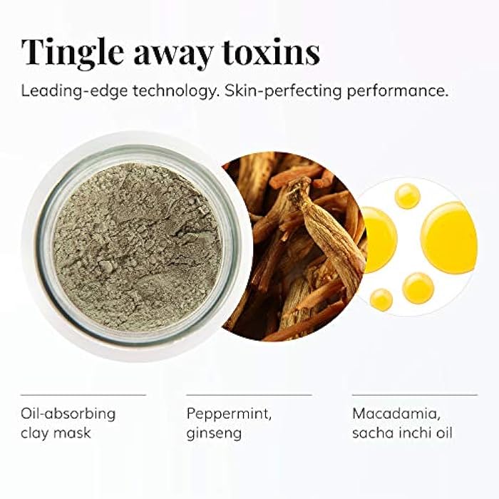 Le Mieux Icy Revitalizing Mask - Cooling, Soothing Clay Face Mask with French Green Clay & Amazon White Clay - Facial Mask for Oily & Blemish Prone Skin (2 oz / 60 ml) - Image 2