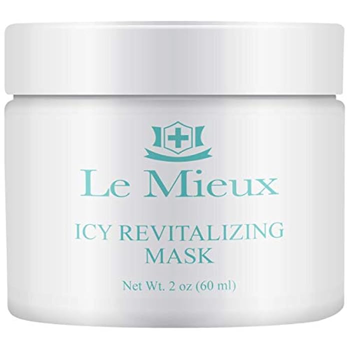 Le Mieux Icy Revitalizing Mask - Cooling, Soothing Clay Face Mask with French Green Clay & Amazon White Clay - Facial Mask for Oily & Blemish Prone Skin (2 oz / 60 ml) - Image 1