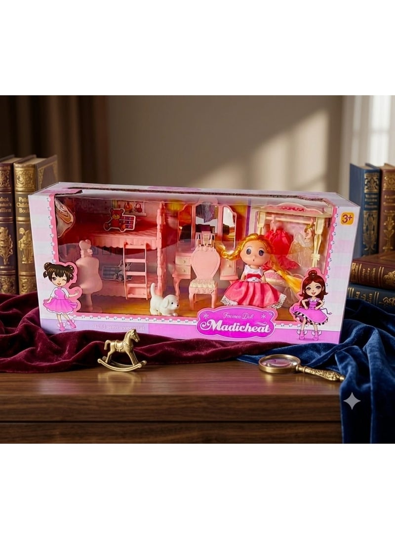 Doll Kids Room Toy - Doll Bedroom Toy - Kids Doll Bedroom Set - Doll Bedroom Furniture Set - Kids Doll Room Set - Doll Bedroom Playset - Kids Doll Room Playset - Complete Doll Room - Complete Doll Bedroom Set - Doll Room for Girls - Doll Furniture Set - Doll Bedroom Furniture - Kids Doll Room Furniture - Dollhouse Furniture - Dollhouse Furniture Set - Dollhouse Accessories - Doll Furniture Accessories - Dollhouse Playset - Dollhouse with Furniture - Doll House with Furniture - Doll Bedroom with Bed - Doll Room with Wardrobe - Doll Room with Dressing Table - Doll Bedroom Set - Doll Kids Room Set - Doll Furniture Playset - Doll Room Play Set - Doll Bedroom Play Set - Doll and Bedroom Set - Doll and Furniture Set - Girls Doll Room - Girls Bedroom Doll Set - Barbie Bedroom Set - Image 3