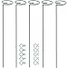 HiGift HiGift 5 Pack Garden Plant Support Stakes, Single Stem Support Stake Plant Cage Support Rings, with 10 pcs Plant Clips  - Image 2