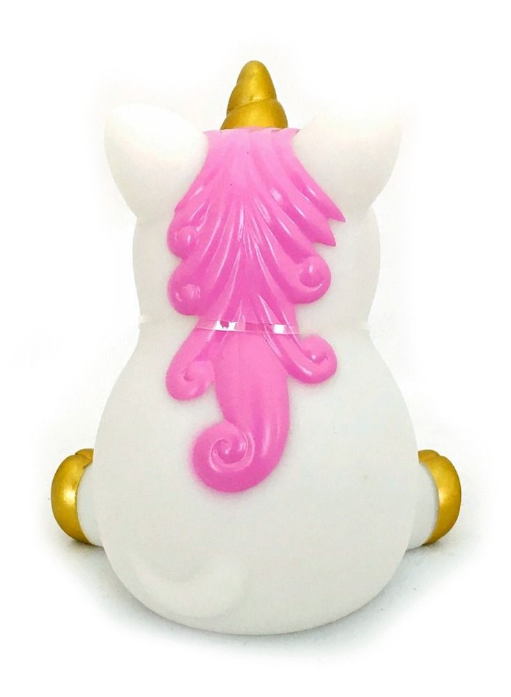 Salla Unicorn Night Light White and Pink with Blinking Colorful Lights 13cm - Image 2
