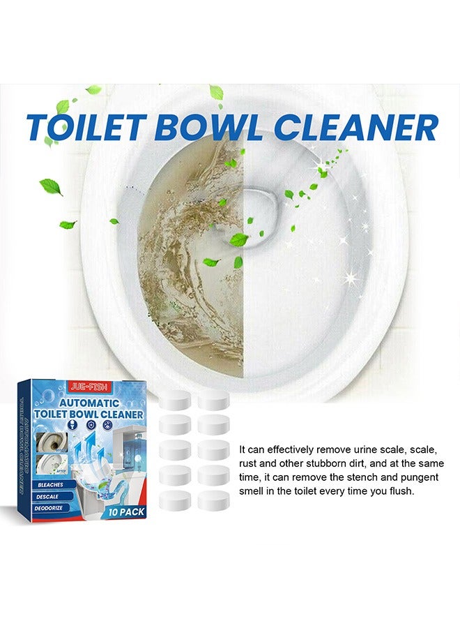 10 Pcs Toilet Bowl Cleaner Tablets, Toilet Cleaning Tablets, Suitable for Removing Stubborn Scale and Urine from Toilets - Image 4