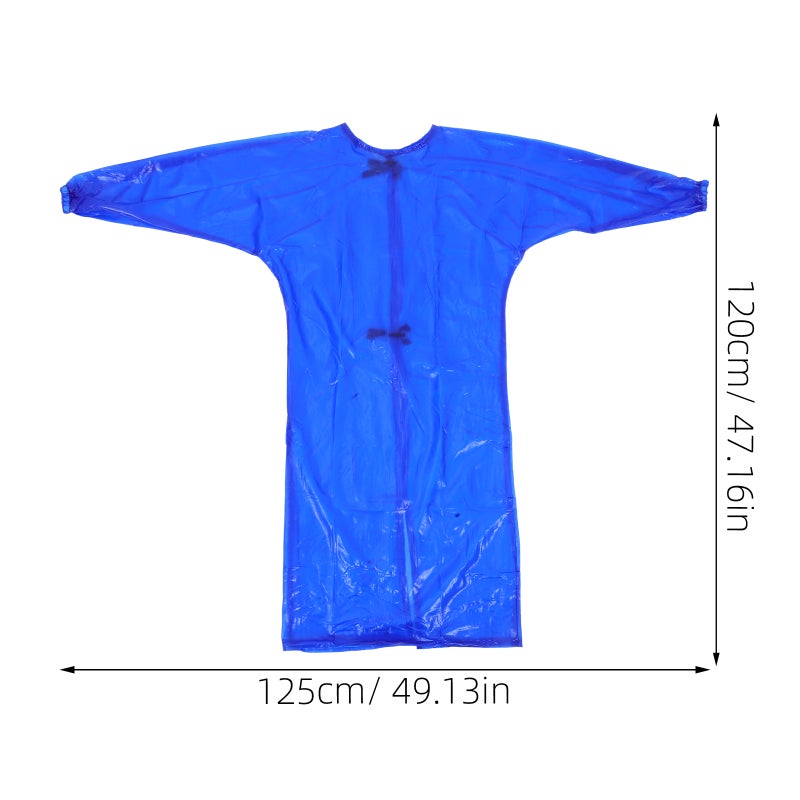 and Oil-Proof -Sleeve Workwear for Men and Women Thick Apron Work Apron Splash-Proof Overalls Apron Working Apron (S) - Image 4