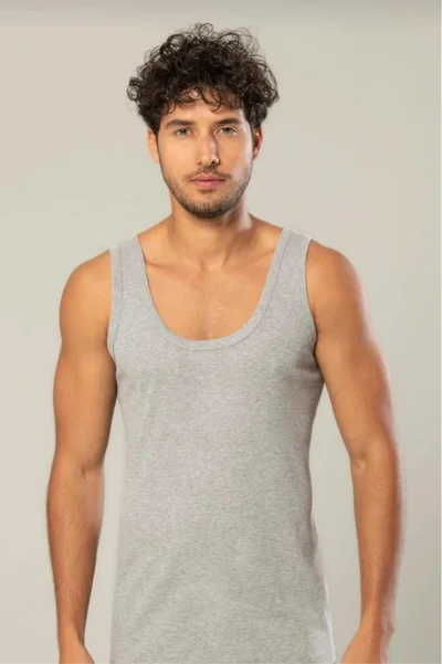 اردم 1110 Men's Rib Suspender Undershirt 6 Pieces