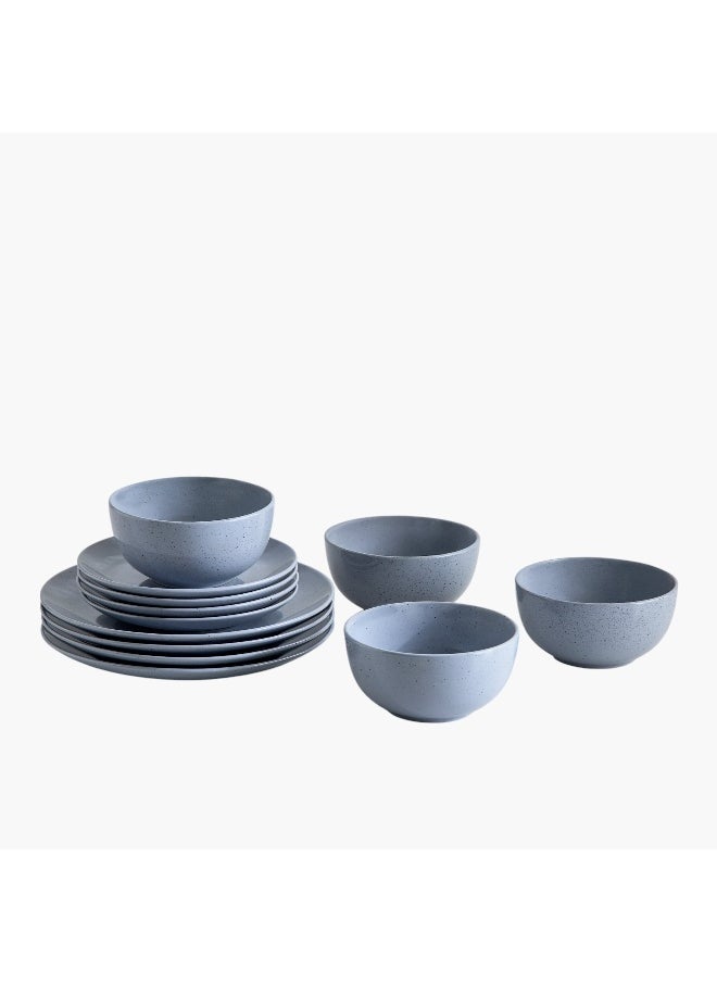Home Box - Elegenza 12-Piece Glossy Dinner Set - Serves 4 - Image 1