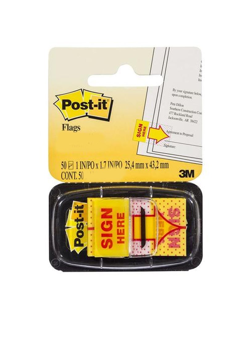 Post-it - Tape Flag Sign Here Notes - Image 1