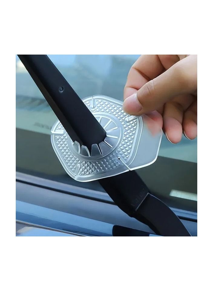1-Pair Car Windshield Wiper Hole Protective Cover,Wiper Bottom Dustproof Sleeve Protection,Leaves Debris Prevention Cover - Image 3