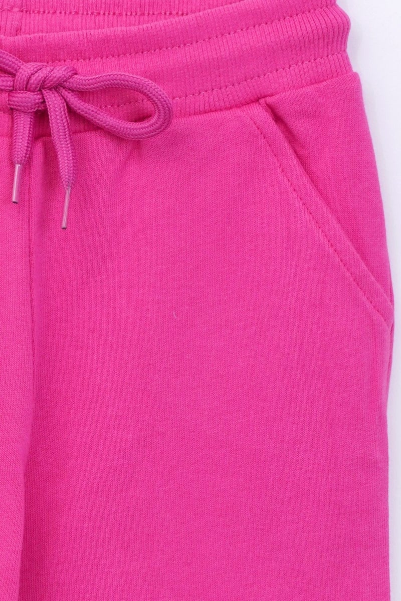 Zuzunga Basic Pink Kids Sweatpants with Pockets - Image 2