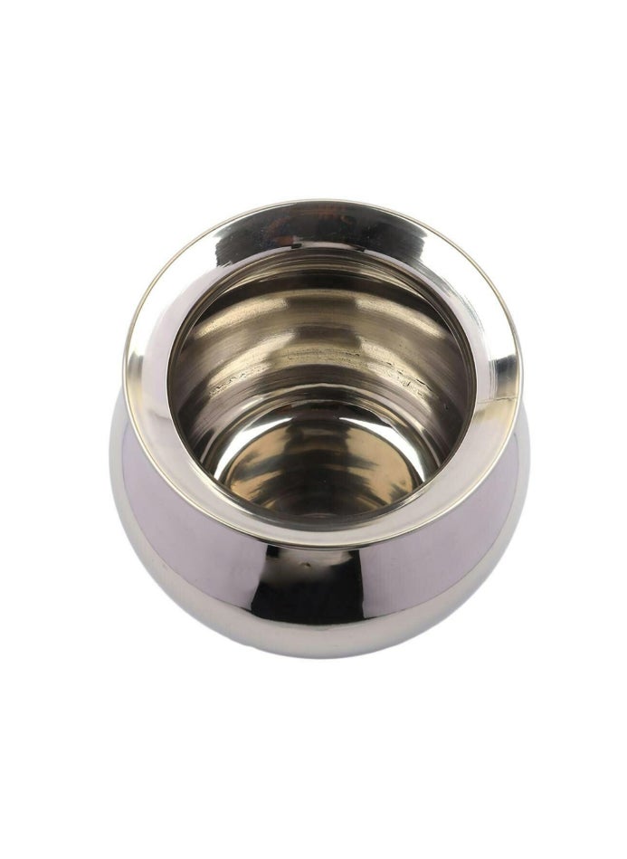 Ayda Gundy Pot Stainless Steel Rice pot Pongal Kalam with Lid 7 Liter  - Image 4