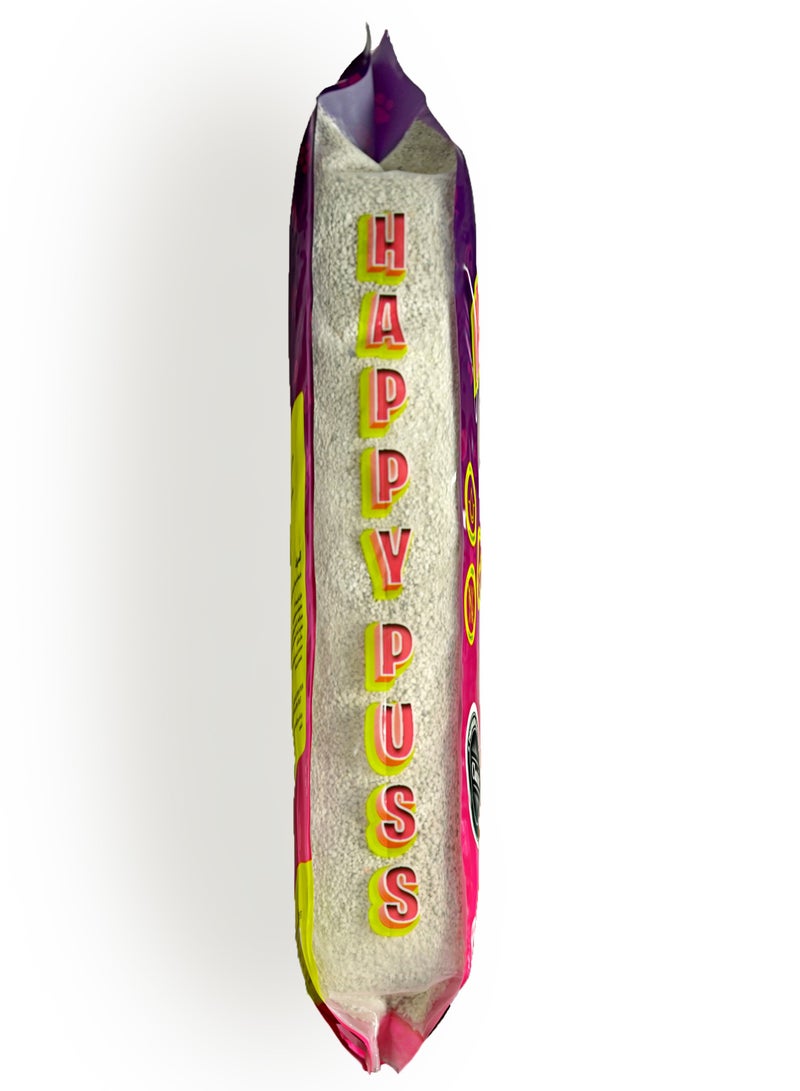 هابي بوس رمل قطط معطر قوي التكتل من مادة البنتونيت الطبيعي 20L برائحة بودرة الأطفال - Image 3