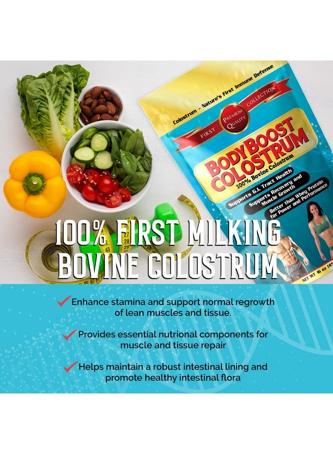 BodyBoost Whole Colostrum, 100% Bovine Colostrum Powder, Immune Booster with Immunoglobulin & Lactoferrin, Grass Fed Colostrum for Gut Health, 16 oz - Image 5