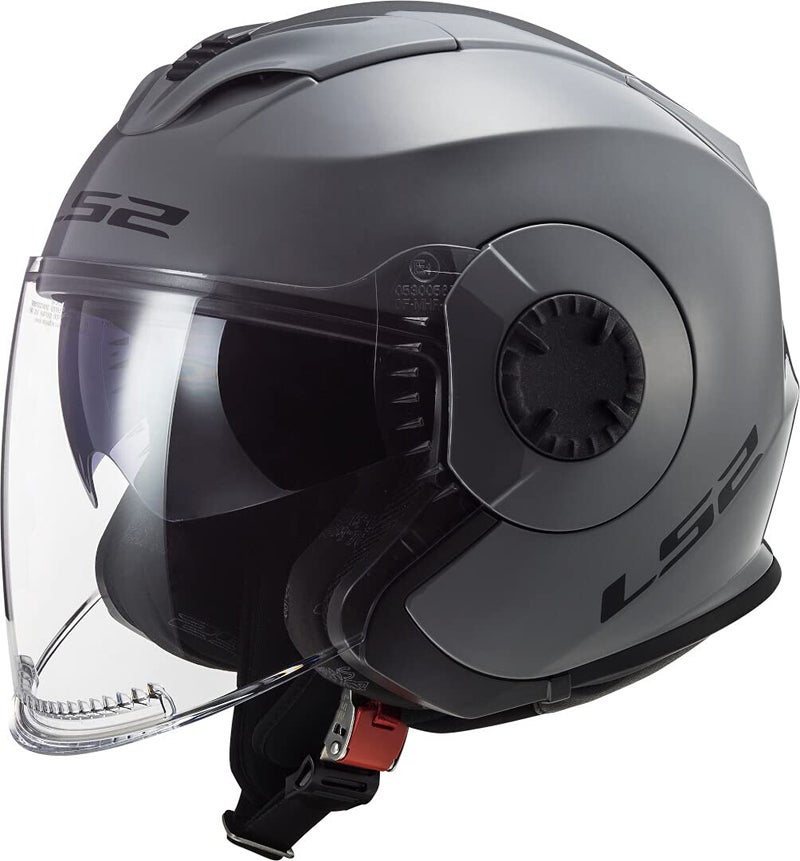 LS2 Motorcycle Helmets - Open Faced - OF570 Verso -Twin Visor - XXS - Image 2