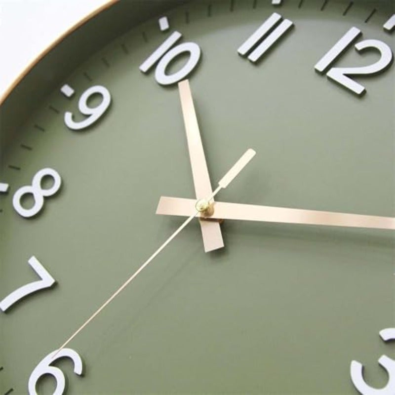 12-Inch Wall Clock Silent Non Ticking Modern Wall Clocks Battery Operated for Living Room Bedroom Kitchen Office Classroom Decor - Image 3
