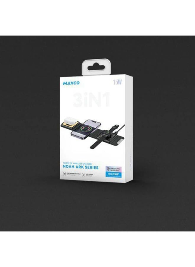 MAXCO MCW-02 Wireless Charger 3 in 1 - Image 2