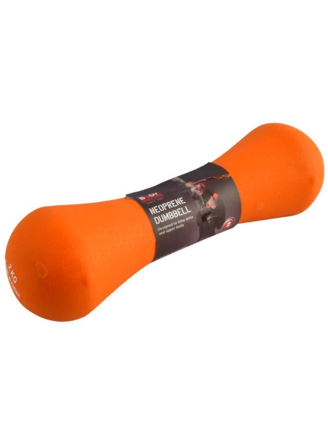 BODY SCULPTURE Neoprene Dumbbell Orange 2kg 