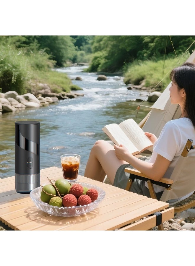 BUYCO Portable Electric Espresso Maker 2-in-1 for Capsule & Ground Coffee – Rechargeable Mini Coffee Machine for Travel, Car & Office - Image 5