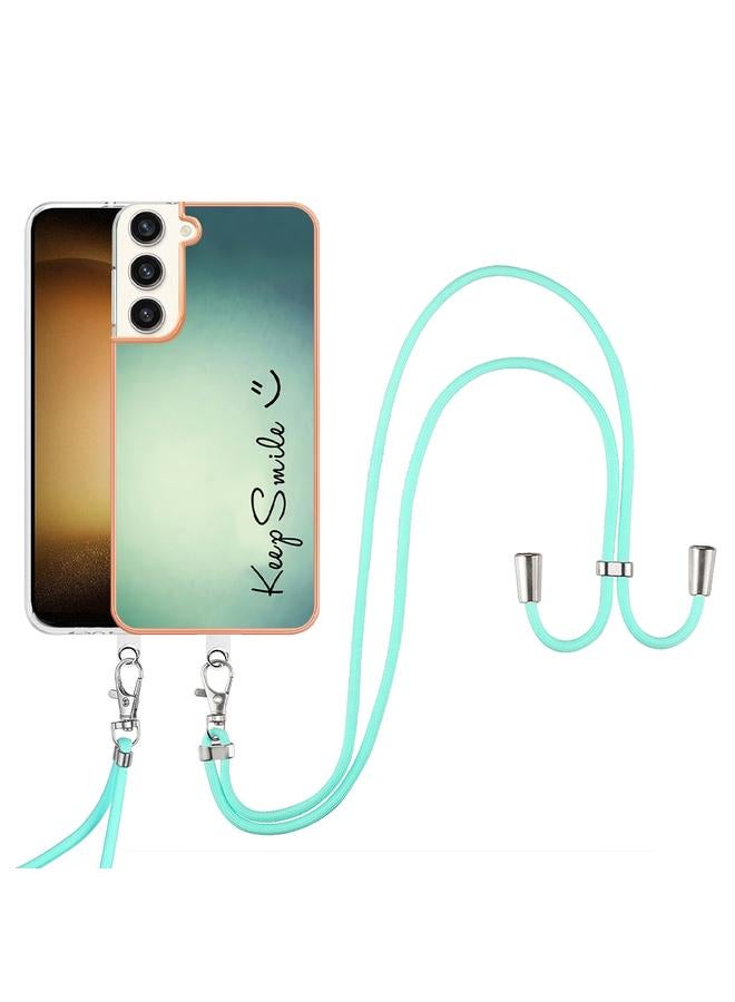 اس-توب جراب لهاتف Samsung Galaxy S22+ 5G مطلي بالكهرباء IMD مزدوج الجوانب مع حبل - Image 2