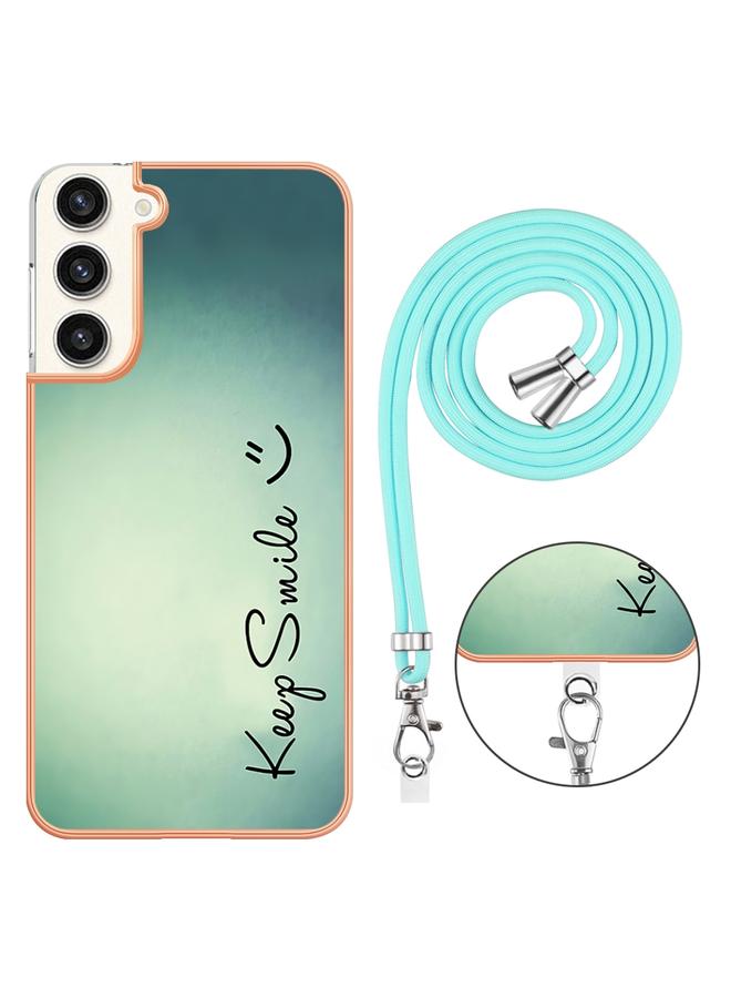 اس-توب جراب لهاتف Samsung Galaxy S22+ 5G مطلي بالكهرباء IMD مزدوج الجوانب مع حبل - Image 3