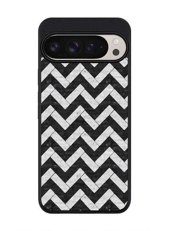 Stylizedd For Google Pixel 9 Pro XL Case,Slim fit Camera Protection, Shockproof Thin Phone cover - Chevron Tiles  - Image 1