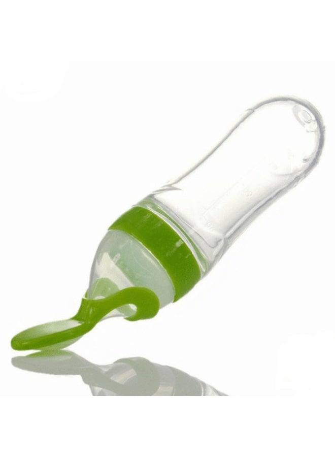 Silicone Baby Feeding Spoon Bottle - Image 1