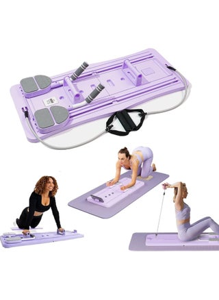 5 in 1 Pilates Board,Pilates Reformer Machine with Timer,Multi-Purpose Foldable Pilates Machine for Home Use and Gym Workout,Suitable for Advanced and Beginners Users - pzsku/Z6F34735EE27E5C17E67AZ/45/1746669409/e39ccdc1-6378-42ee-80ac-96ae6cba6580