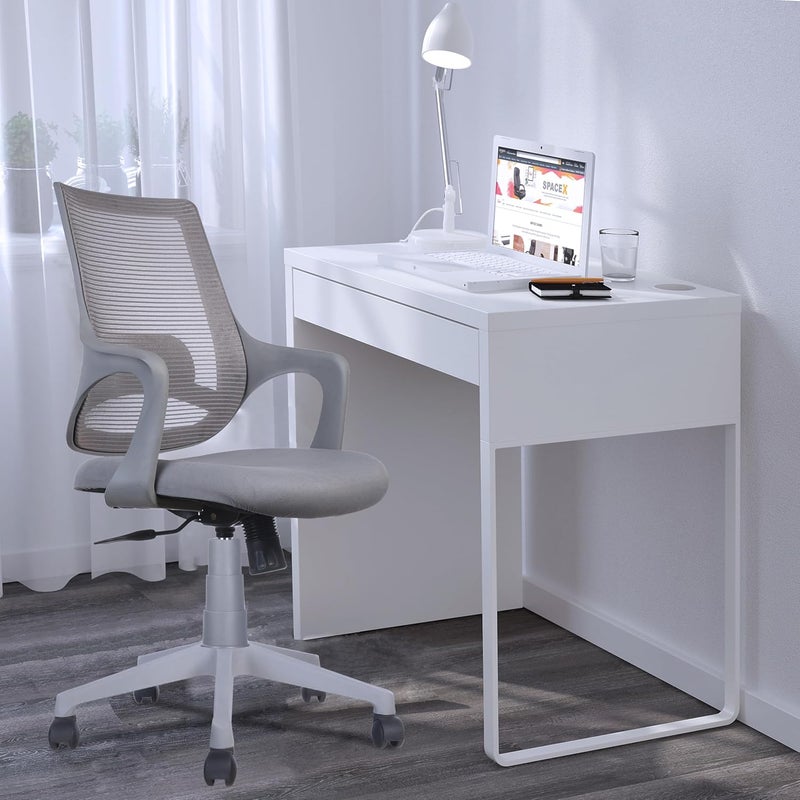 Rose ROSE Mono  3Years Warranty Included  Mesh MidBack Ergonomic Office Chair  Revolving Study  Work from Home Chair Grey  - Image 1
