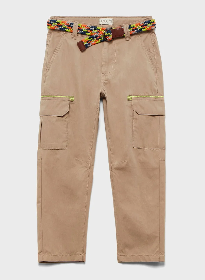 Ovs Kids Straight Fit Cargo Pants