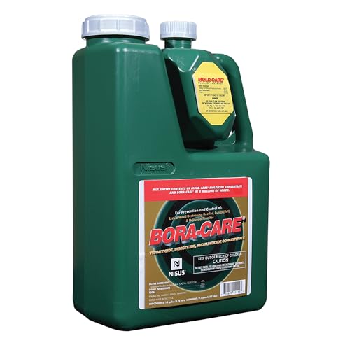 Nisus Bora-Care with Mold-Care Moldicide Concentrate, Wood Protection Against Mold, Termites, and Decay, Long-Lasting Residual Protection, 1 Gallon - Image 1