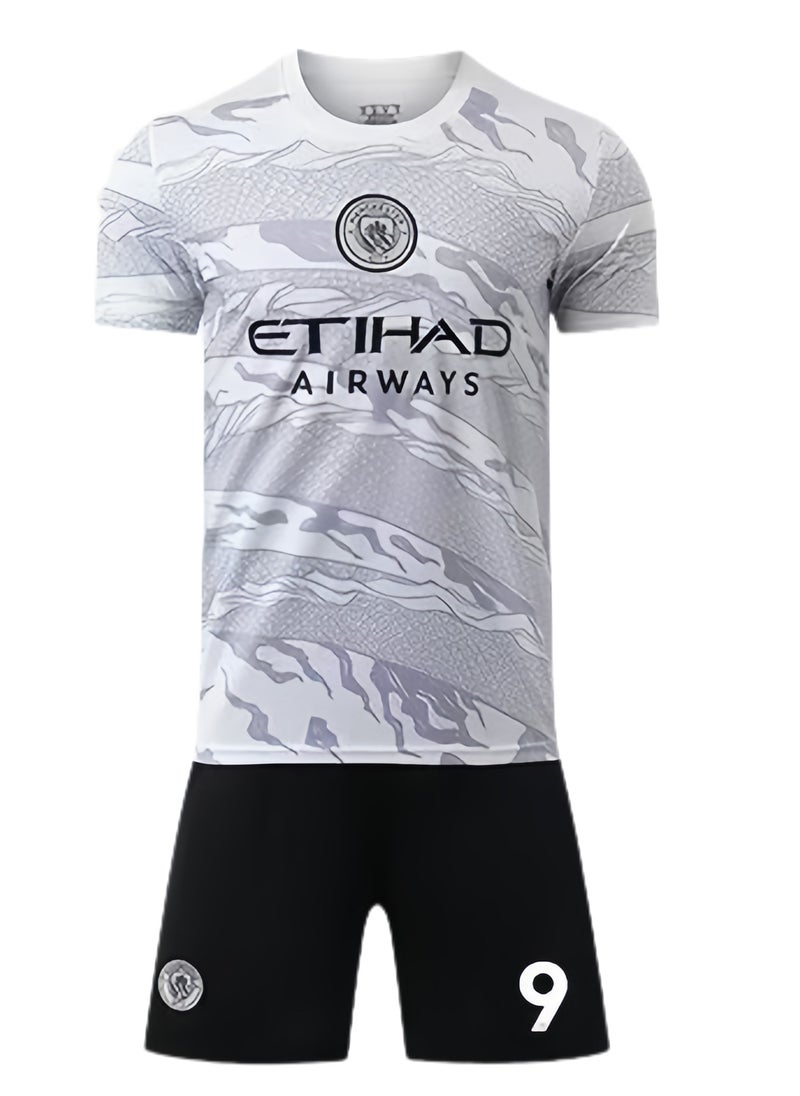 SKT Shiketro Football Sportswear 2-Piece Short Sleeve Training Suit No. 9  - Image 1