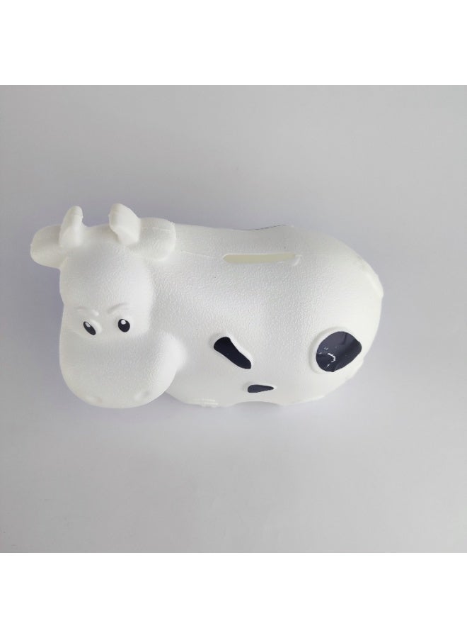 Strong Unbreakable Plastic Money Saving Bank – Cow Shape - Image 2