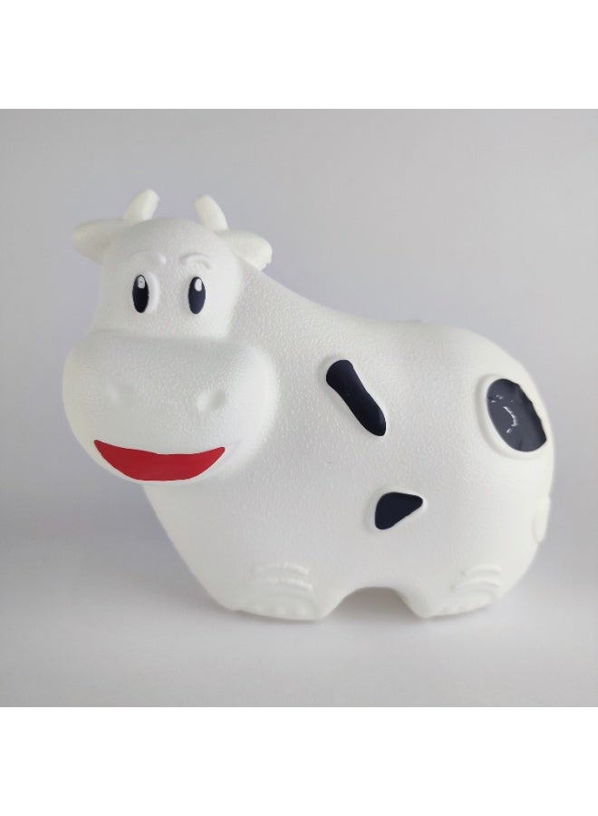 Strong Unbreakable Plastic Money Saving Bank – Cow Shape - Image 4