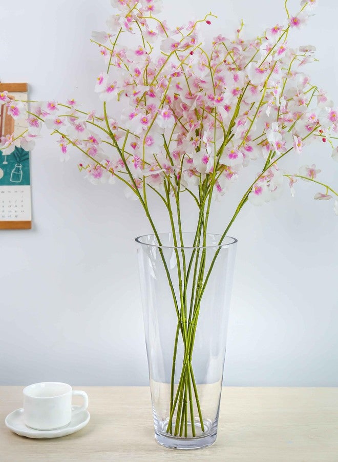 CYS EXCEL 13.75" Tall Clear Glass Cylinder Vase Taper Down Flower Vase with 6.5" Wide Opening Elegant Centerpiece for Weddings, Events, and Home Décor - Image 5