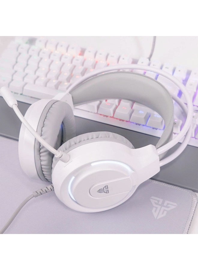 FANTECH HQ53 Flash Lightweight Wired Gaming Headset White - Image 3