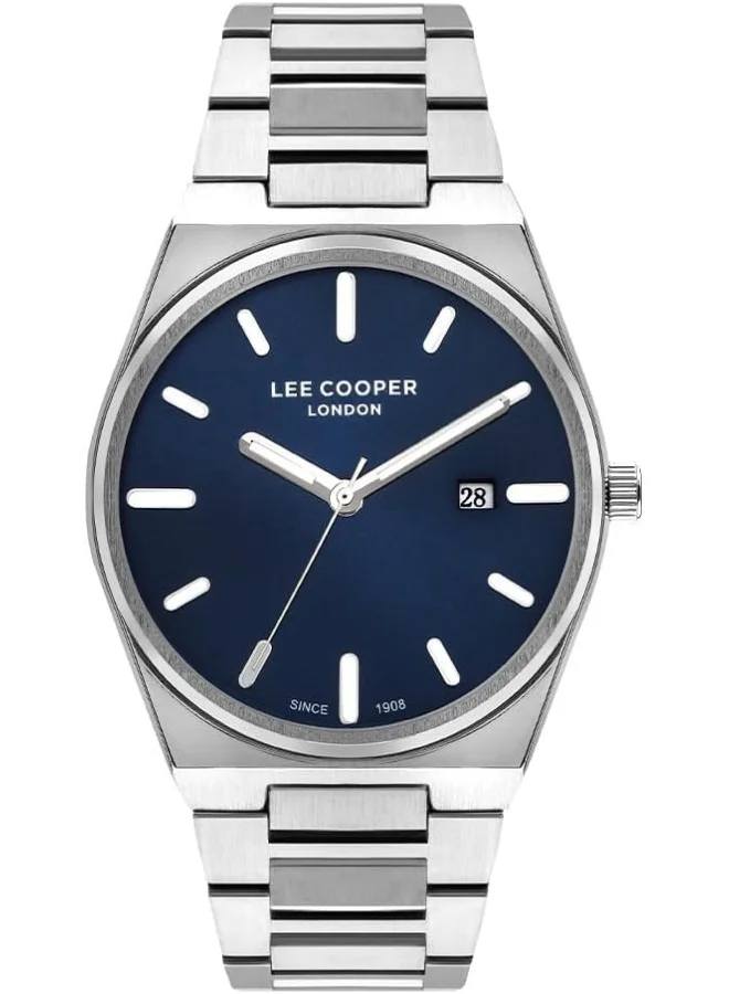 لي كوبر Lee Cooper Women's 2315-3 Movement Watch, Multi Function Display and Metal Strap - LC07608.390, Silver