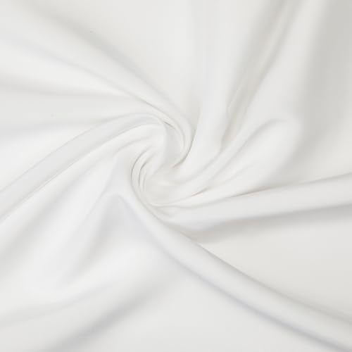 Gee Di Moda Rectangle Tablecloth - 60 x 126 Inch White Table Cloth for 8 Foot Rectangle Table - Heavy Duty Washable Fabric - for 8 Ft Buffet Table, Holiday Party, Dinner, Wedding & Baby Shower - Image 5