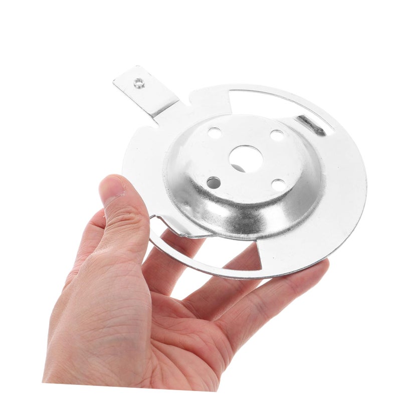 Iron Silver Electric Fan Base Plate Ceiling Fan Downrod Mounting Brackets - Image 4