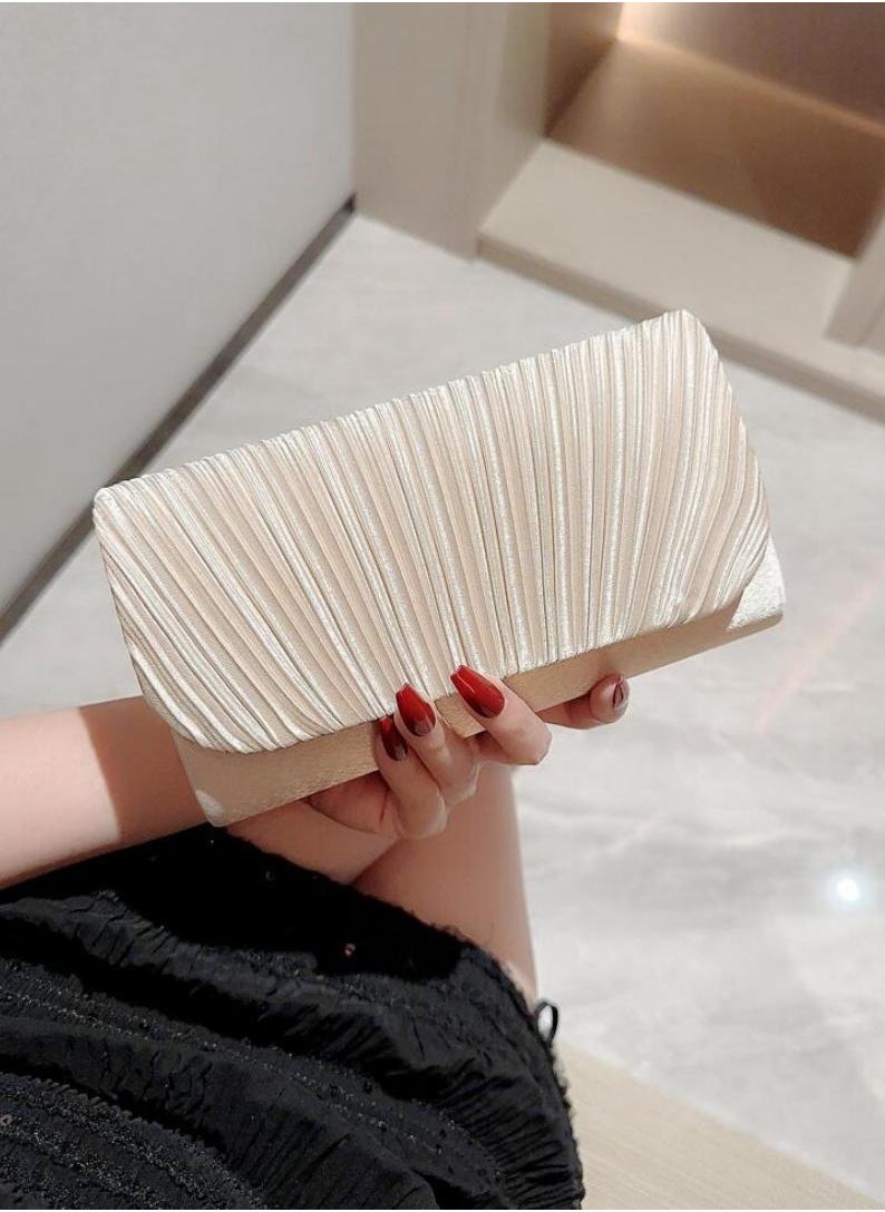ماركة غير محددة حقيبة يد صغيرة حقيبة دلو فضفاضة مزخرفة بالراين ستون، تصميم سحاب خيطي، حقيبة شفافة عصرية مزخرفة باللؤلؤ، حقيبة مسائية أنيقة، أنيقة، راقية، فخامة صامتة مرصعة براين ستون مناسبة للحفلات والنساء والعروس، مناسبة لحفلات العشاء والحفلات الكبيرة وعيد الميلاد  - Image 2