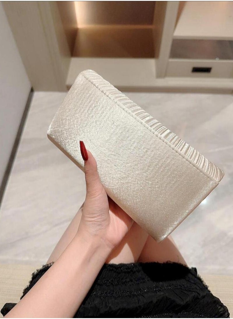 ماركة غير محددة حقيبة يد صغيرة حقيبة دلو فضفاضة مزخرفة بالراين ستون، تصميم سحاب خيطي، حقيبة شفافة عصرية مزخرفة باللؤلؤ، حقيبة مسائية أنيقة، أنيقة، راقية، فخامة صامتة مرصعة براين ستون مناسبة للحفلات والنساء والعروس، مناسبة لحفلات العشاء والحفلات الكبيرة وعيد الميلاد  - Image 3