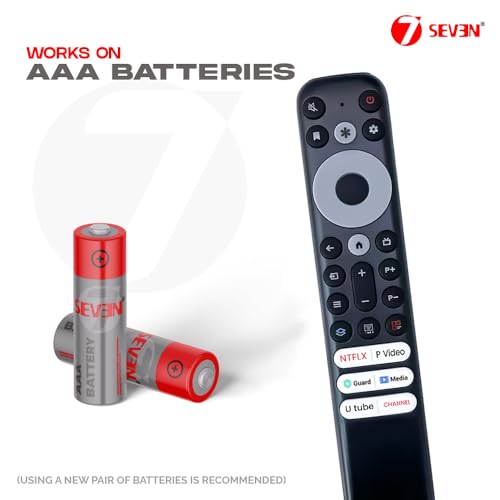 7-Seven 7SEVEN® Compatible with TCL Google TV Non Voice Remote RC902V Fmr1 Fmr4 Fmr5 Fmr6 Fmr7 Fmr9 Model's Fit for QLED UHD FHD OLED Smart 4K Television - Match Keys Exactly with Existing Remote Controller - Image 3