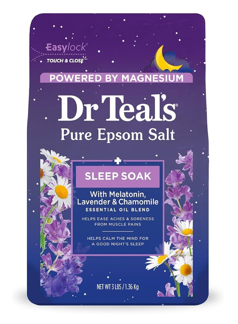 Dr. Teals DR.TEALS PURE EPSOM SALT SLEEP SOAK MELATONIN 1.36KG