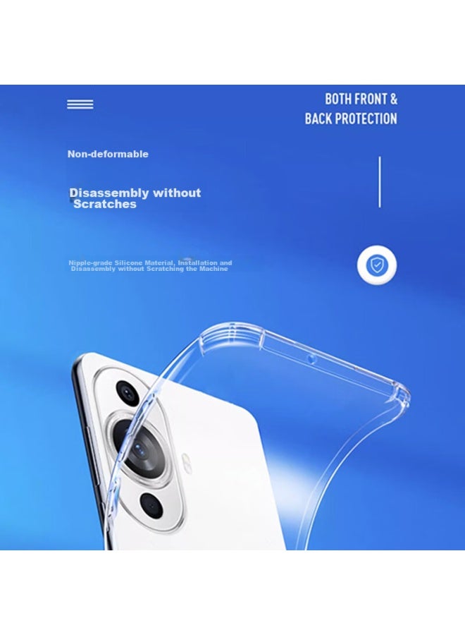 kelleia Kalaio Huawei Nova 11 Phone Case, Huawei Nova 11 Protective Cover, Full Protection Shockproof Tpu Airbag Soft Case/protective Case, Transparent, 6.7 Inches - Image 3