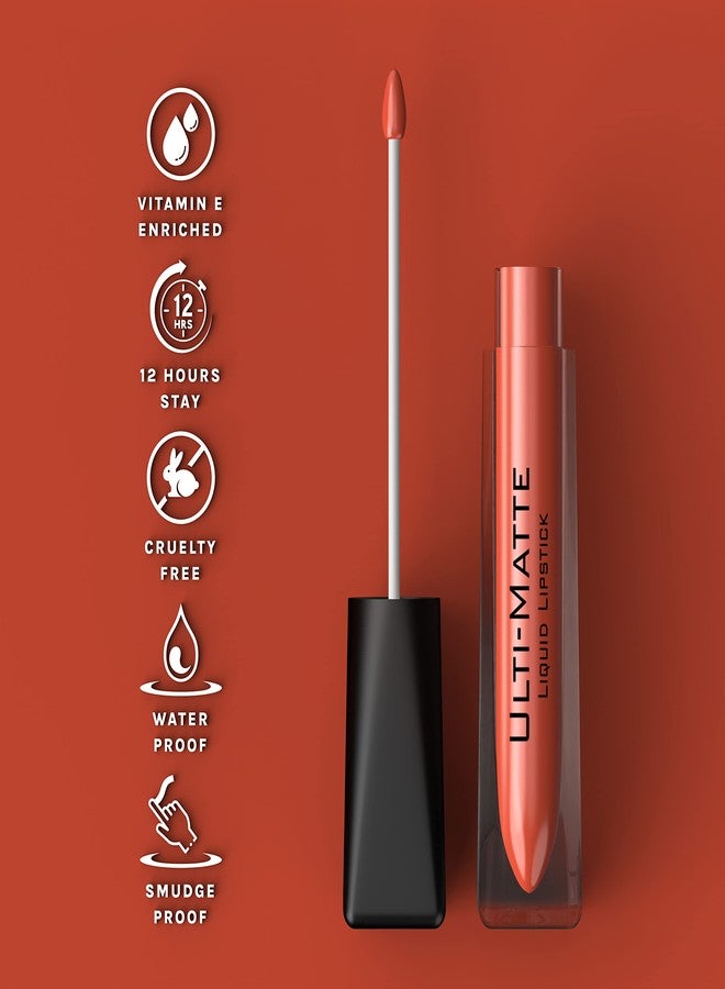 بيلا فوست أحمر شفاه سائل غير لامع من بيلا فوست | غني بفيتامين E | مقاوم للانتقال | مقاوم للماء | يدوم طويلاً | لم يتم اختباره على الحيوانات | لا يتلطخ أو يسيل | لون غني | تطبيق بمسحة واحدة | فانكي فاير (09) - Image 2