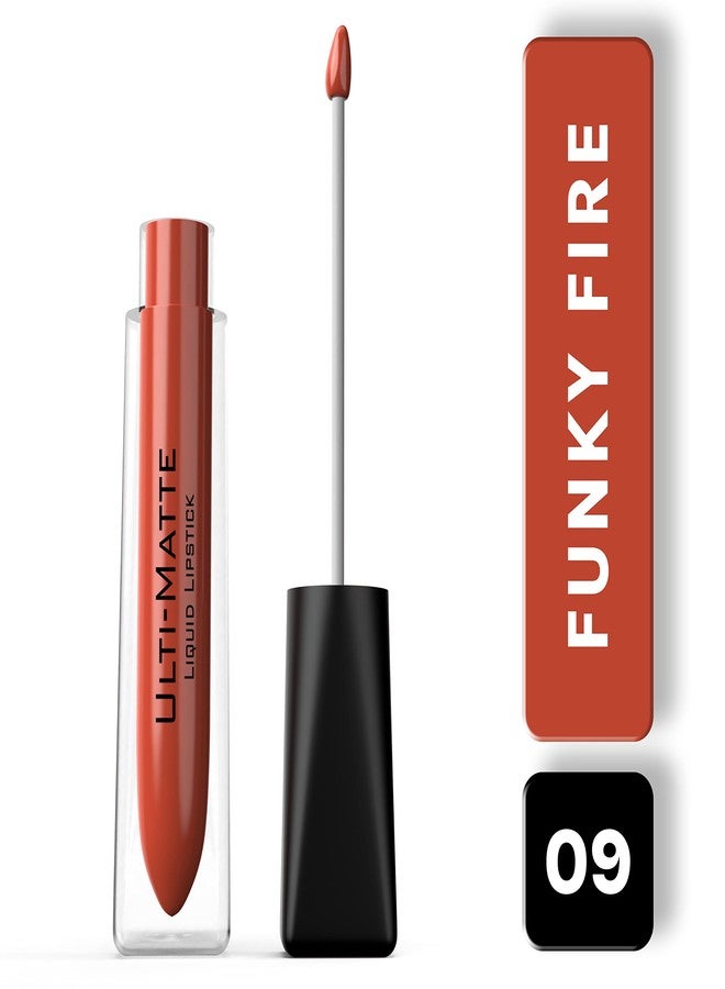 بيلا فوست أحمر شفاه سائل غير لامع من بيلا فوست | غني بفيتامين E | مقاوم للانتقال | مقاوم للماء | يدوم طويلاً | لم يتم اختباره على الحيوانات | لا يتلطخ أو يسيل | لون غني | تطبيق بمسحة واحدة | فانكي فاير (09) - Image 3